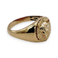NZGD | 9ct Gold PROUDS Lion Head Signet Ring Size Y ½