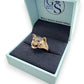 NZGD | 9ct Gold Panther Head Ring Artisan Finish Size T ½