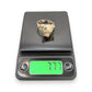 NZGD | 9ct Gold Panther Head Ring Artisan Finish Size T ½