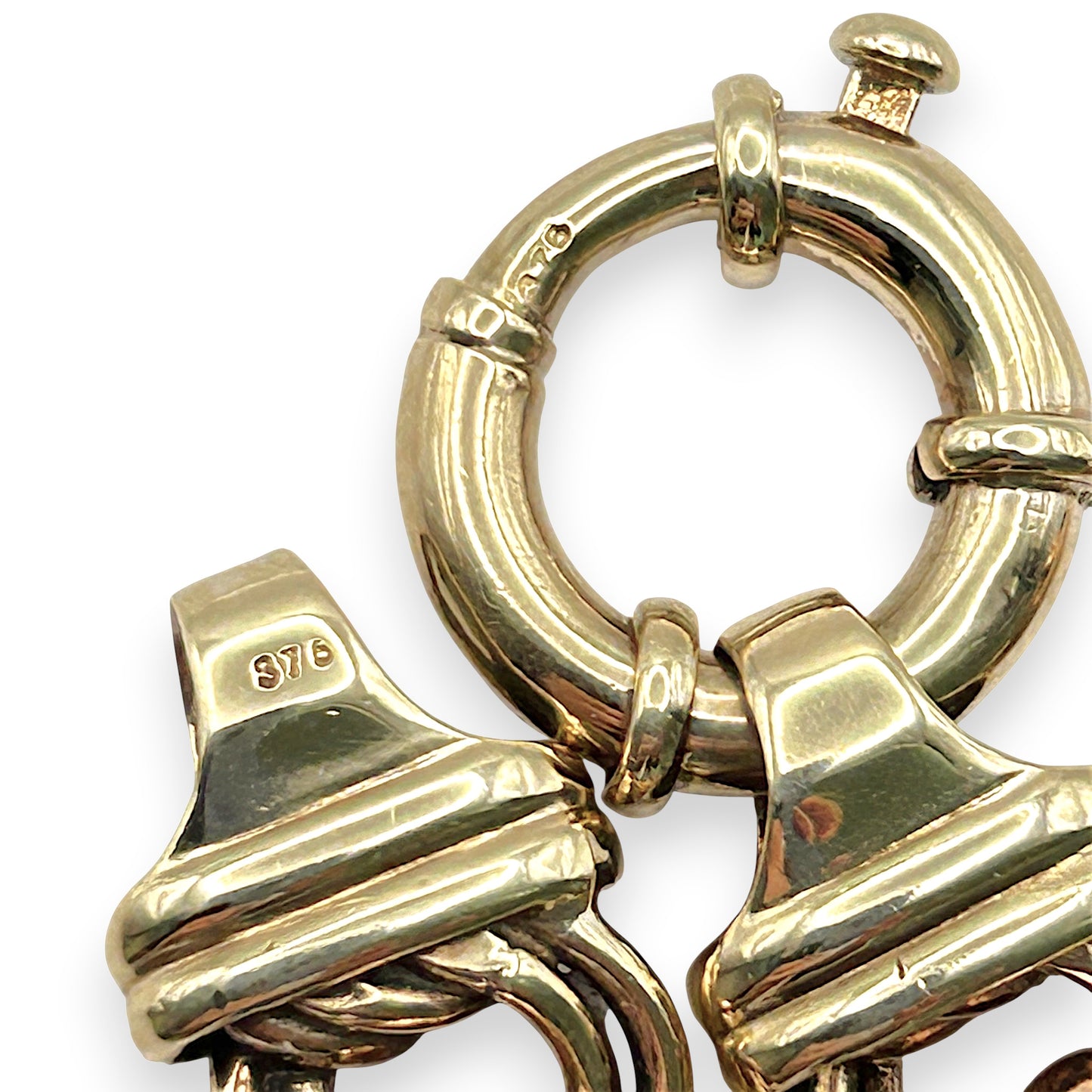 NZGD | 9ct R/Y Gold Aurora Rollo Curb Bracelet Valuation $10,500