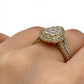 NZGD | 9ct Gold Starlit Teardrop Bloom Ring Valuation $1,850