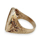 NZGD | 22ct 1911 Half Sovereign in 9ct Gold Ring Size V ½