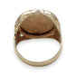 NZGD | 22ct 1911 Half Sovereign in 9ct Gold Ring Size V ½