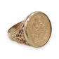 NZGD | 22ct 1911 Half Sovereign in 9ct Gold Ring Size V ½