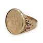 NZGD | 22ct 1911 Half Sovereign in 9ct Gold Ring Size V ½