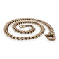 NZGD | 9ct Y/R Gold PROUDS Dual‑Tone Rollo Chain 44cm