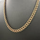 NZGD | 9ct Y/R Gold PROUDS Dual‑Tone Rollo Chain 44cm