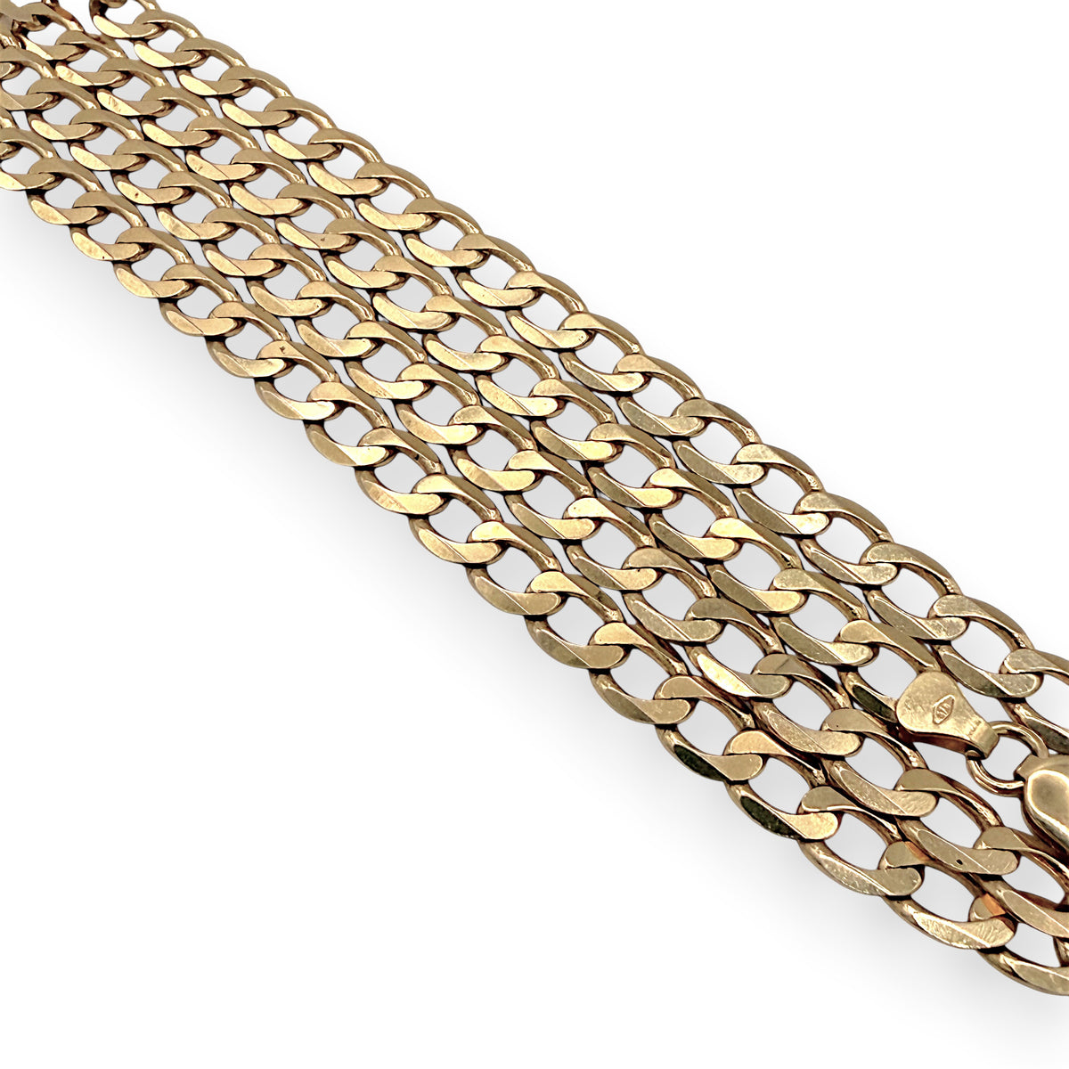 NZGD | 9ct Gold UNOAERRE Italian Prestige Curb Chain 54cm