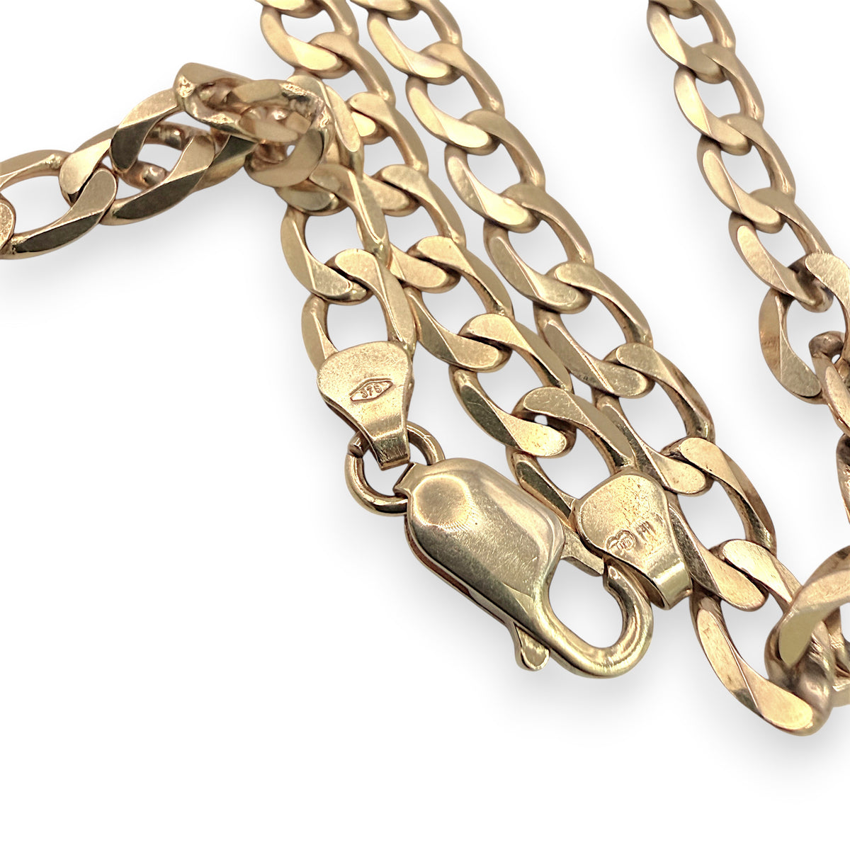 NZGD | 9ct Gold UNOAERRE Italian Prestige Curb Chain 54cm