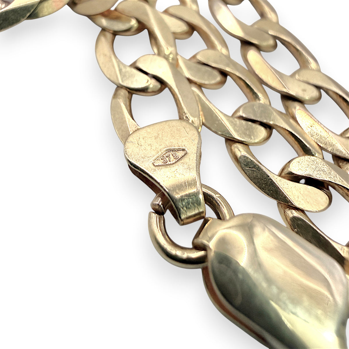 NZGD | 9ct Gold UNOAERRE Italian Prestige Curb Chain 54cm