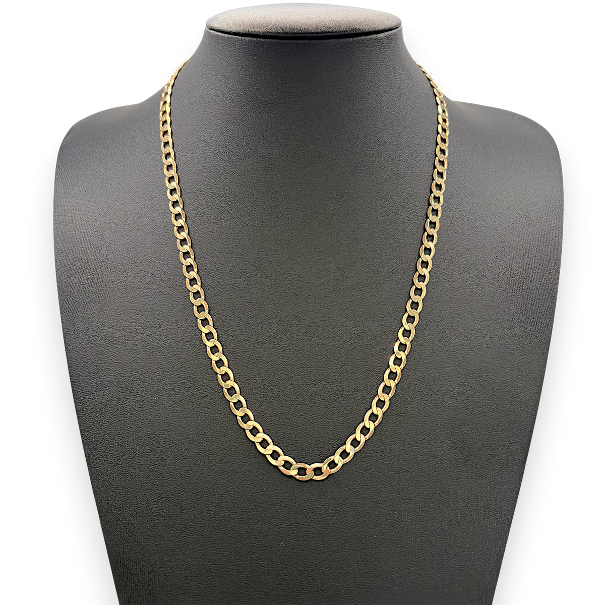 NZGD | 9ct Gold UNOAERRE Italian Prestige Curb Chain 54cm