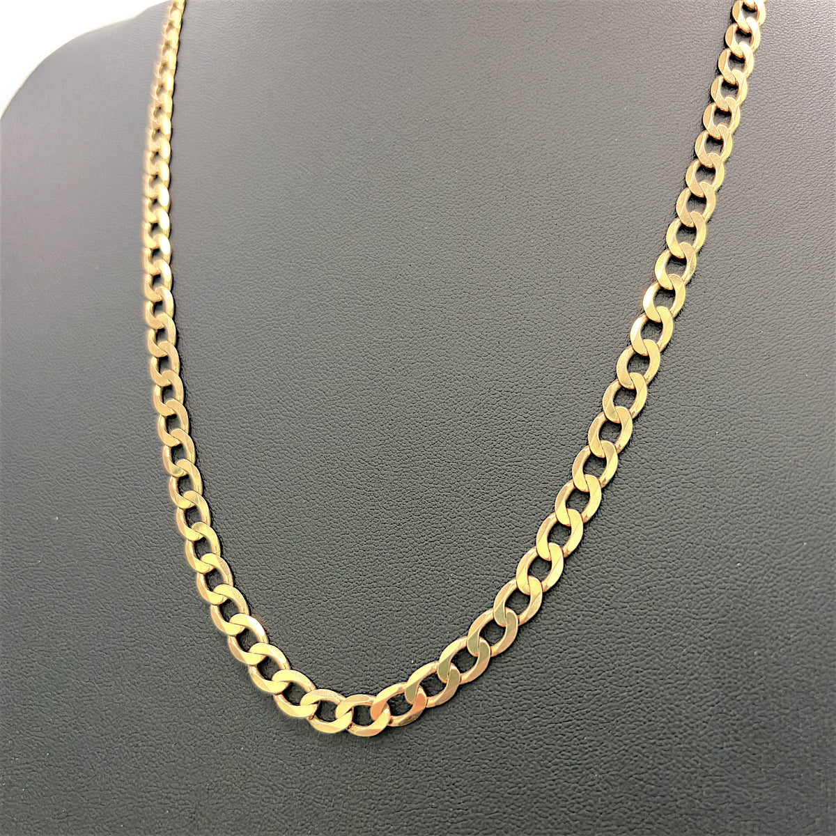 NZGD | 9ct Gold UNOAERRE Italian Prestige Curb Chain 54cm
