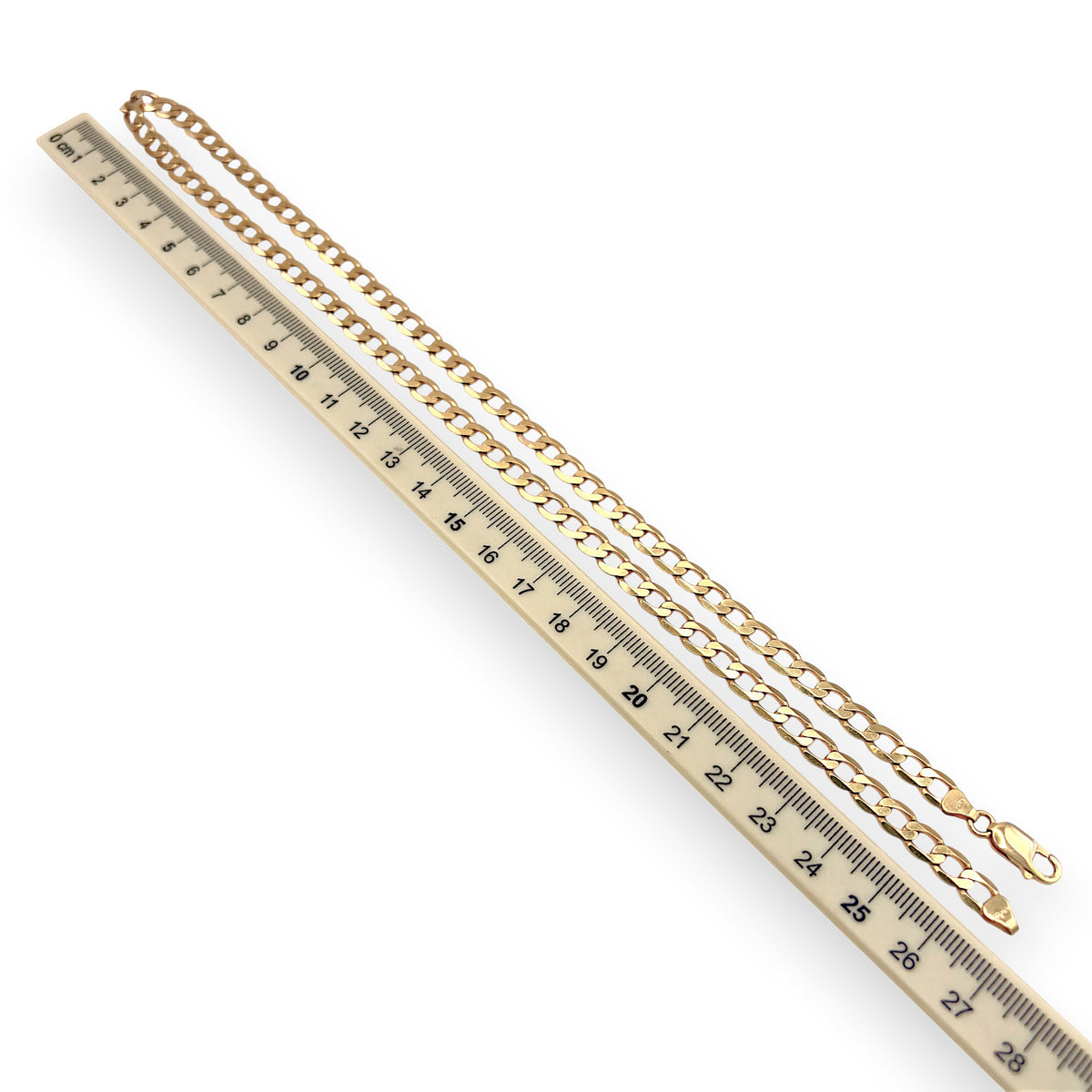 NZGD | 9ct Gold UNOAERRE Italian Prestige Curb Chain 54cm