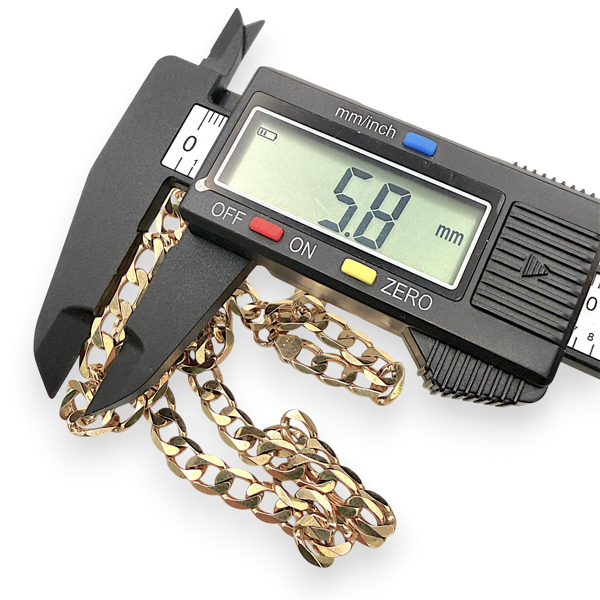 NZGD | 9ct Gold UNOAERRE Italian Prestige Curb Chain 54cm