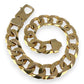 NZGD | 10ct Gold Curb Sovereign Bracelet 50.51g