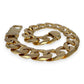 NZGD | 10ct Gold Curb Sovereign Bracelet 50.51g