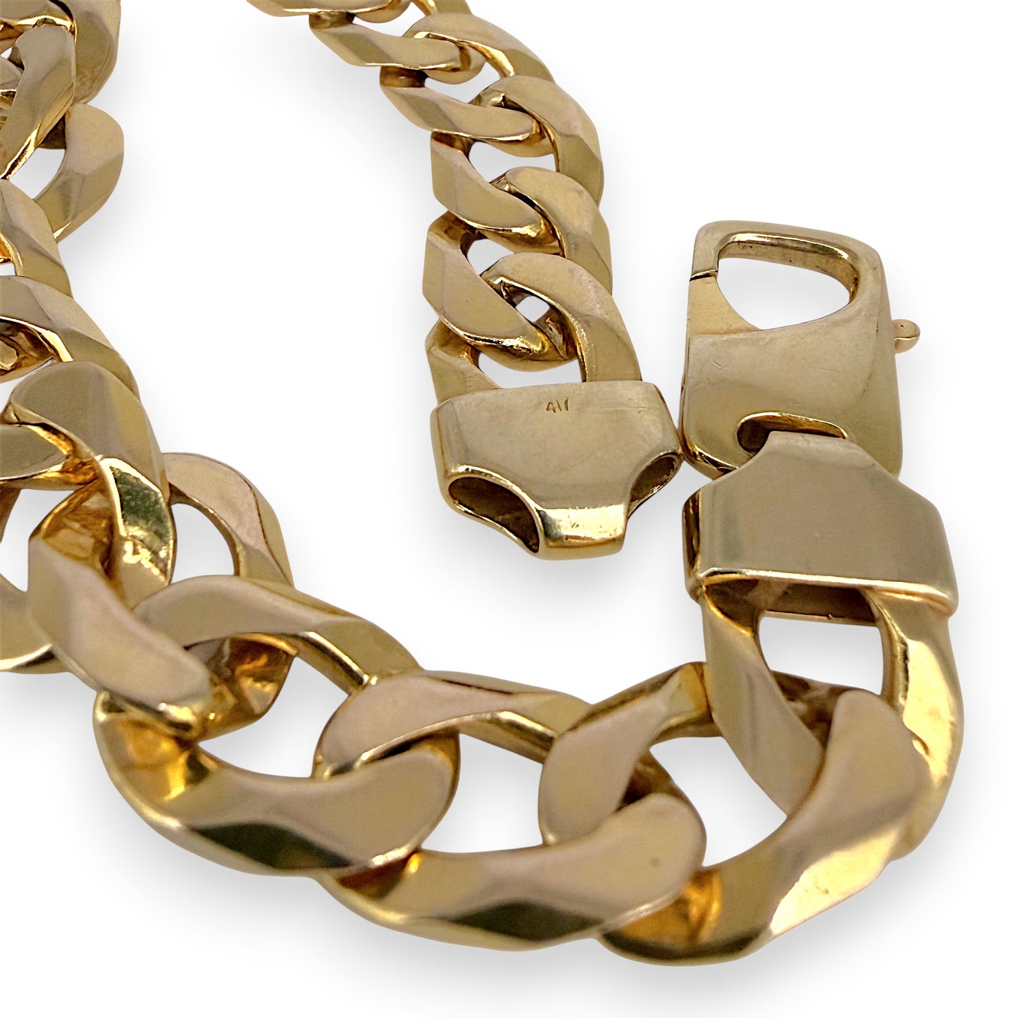 NZGD | 10ct Gold Curb Sovereign Bracelet 50.51g