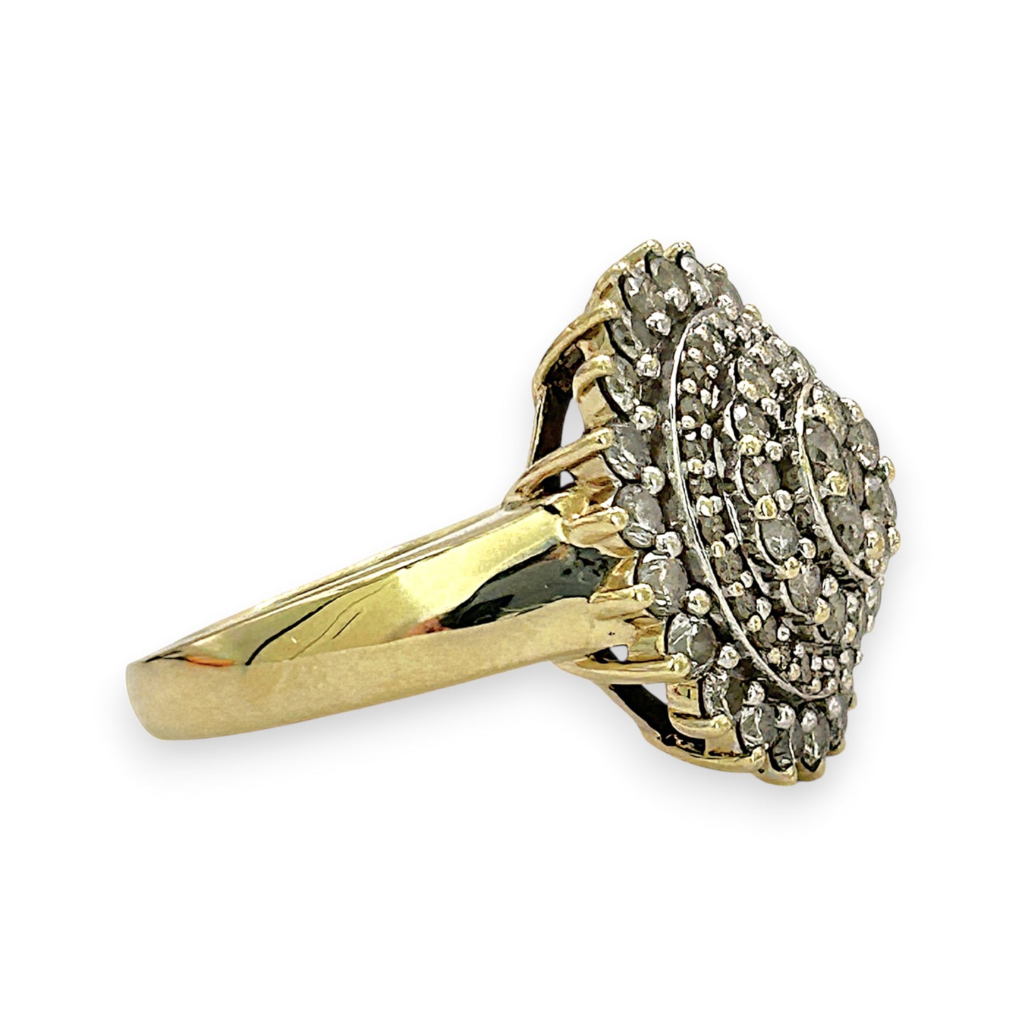 NZGD | 9ct Gold Aurora Bloom Diamond Ring Valuation $3,750