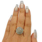 NZGD | 9ct Gold Aurora Bloom Diamond Ring Valuation $3,750