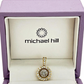NZGD | Michael Hill 14ct Gold Diamond Halo Drop Pendant 21mm