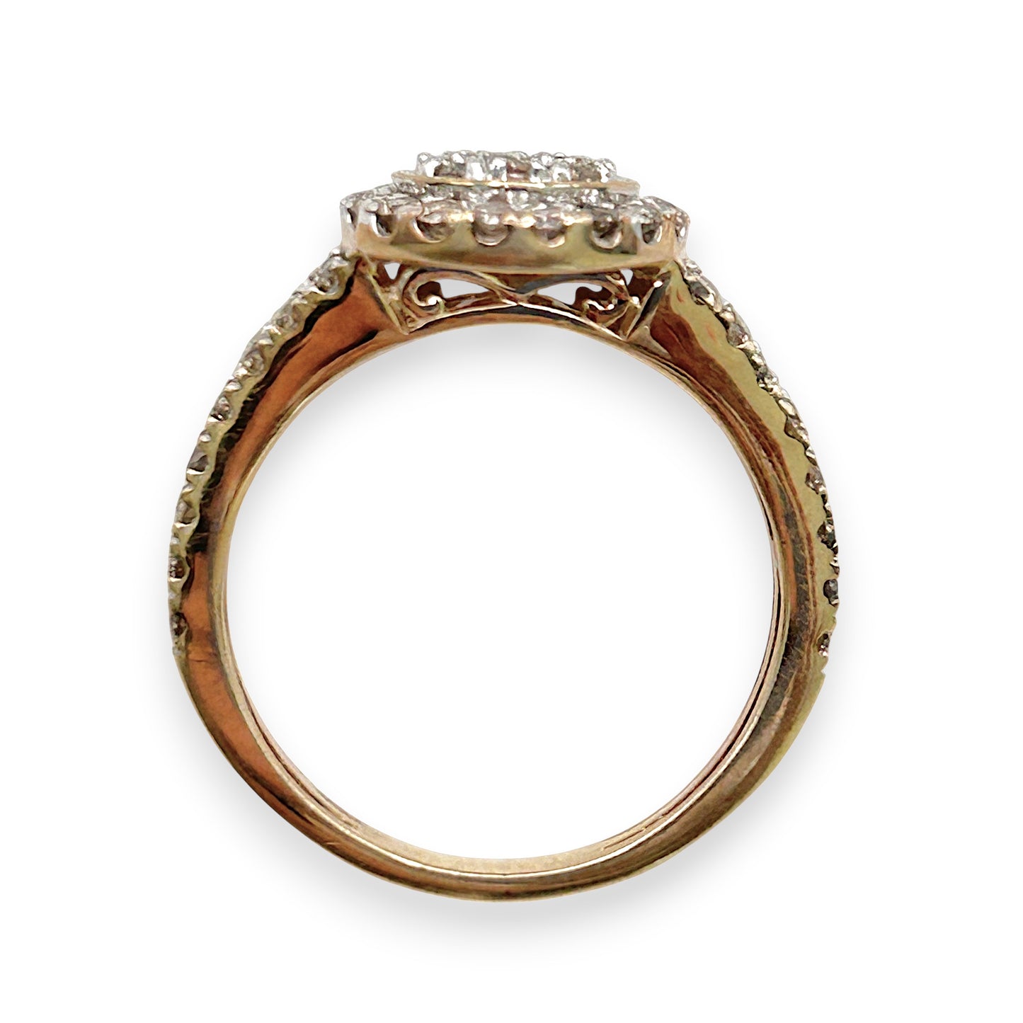 NZGD | 9ct Gold Teardrop Diamond Classic Ring Valuation $3,500