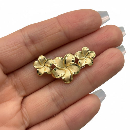 BRAND NEW | 14ct Gold Triple Bloom Harmony Pendant