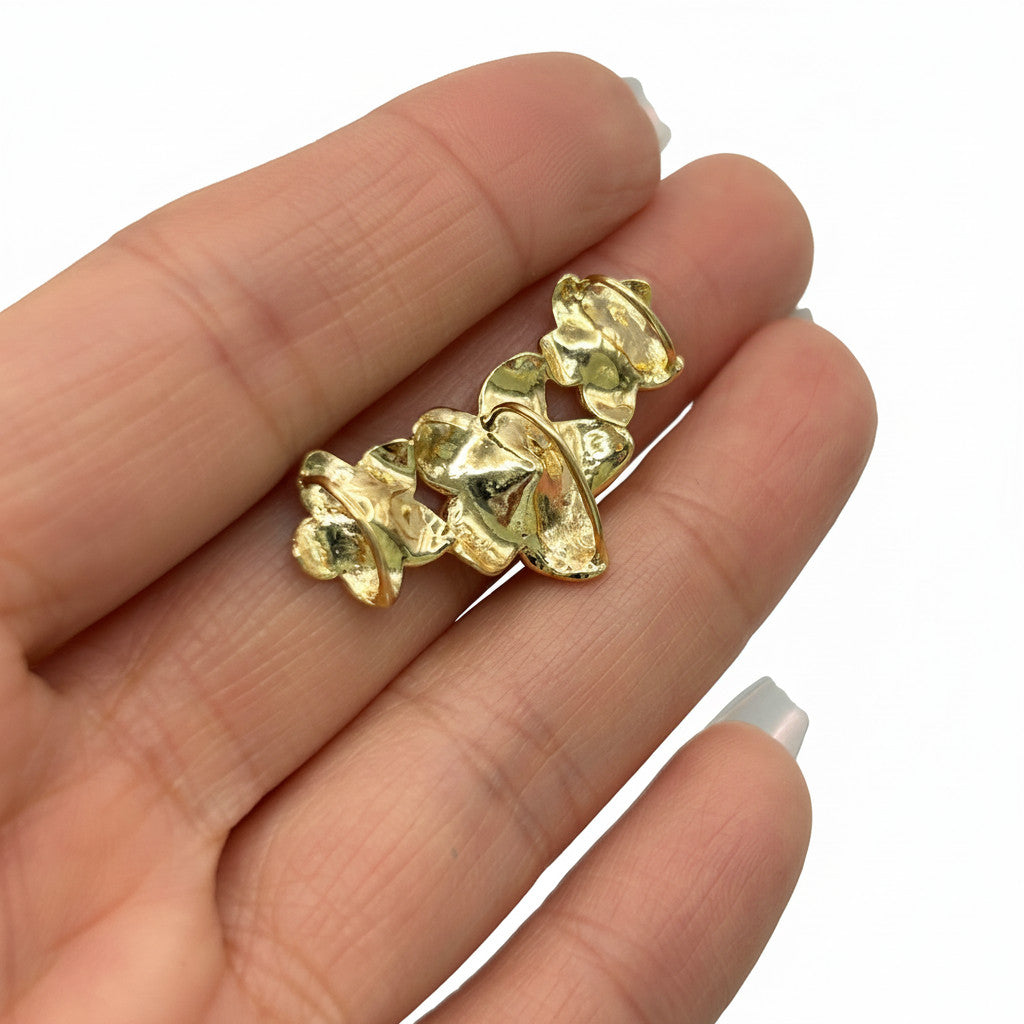 BRAND NEW | 14ct Gold Triple Bloom Harmony Pendant