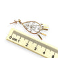 NZGD | 9ct Y/W Gold Golden Breeze Filigree Drops 3.5cm