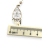 NZGD | 9ct Y/W Gold Golden Breeze Filigree Drops 3.5cm