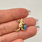 NZGD | 9ct Gold Midnight Kangaroo Opal Pendant 15.8mm