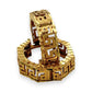 NZGD | 18ct Gold Solstice Shine Huggie Earrings 14.3mm