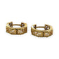 NZGD | 18ct Gold Solstice Shine Huggie Earrings 14.3mm