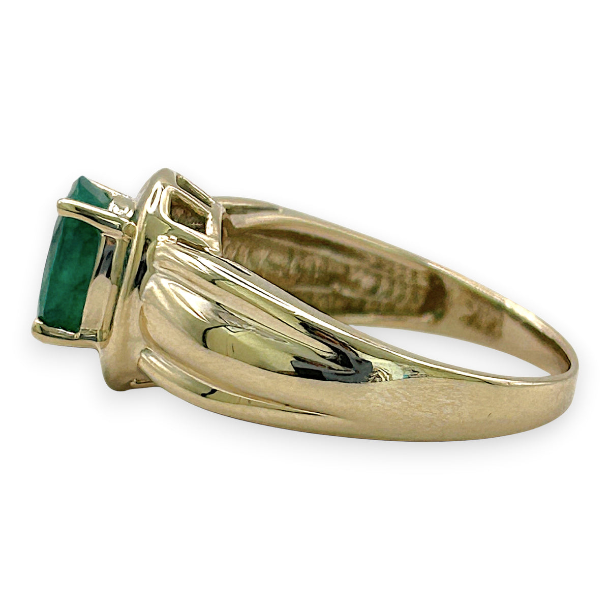 NZGD | 14ct Gold Emerald Dawnlight Ring Valuation $3,800