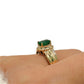 NZGD | 14ct Gold Emerald Dawnlight Ring Valuation $3,800