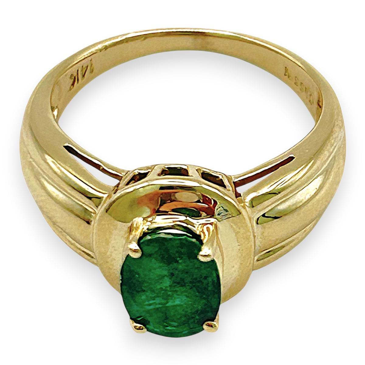 NZGD | 14ct Gold Emerald Dawnlight Ring Valuation $3,800
