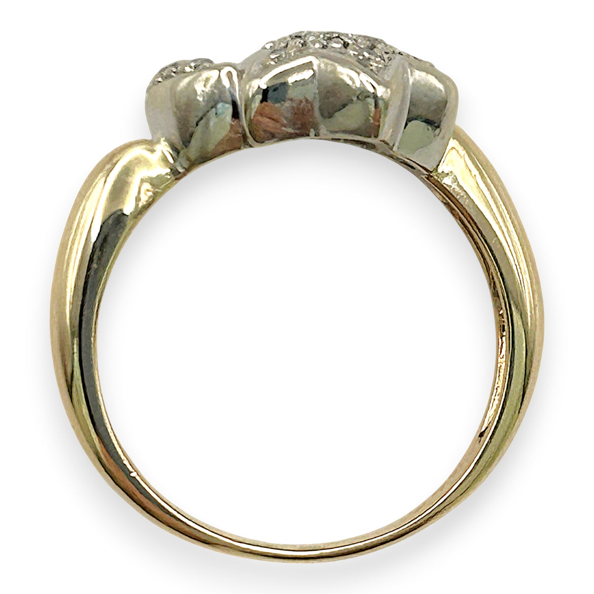 NZGD | 14ct Gold Celestial Star & Moon Glow Ring Valuation $3,000