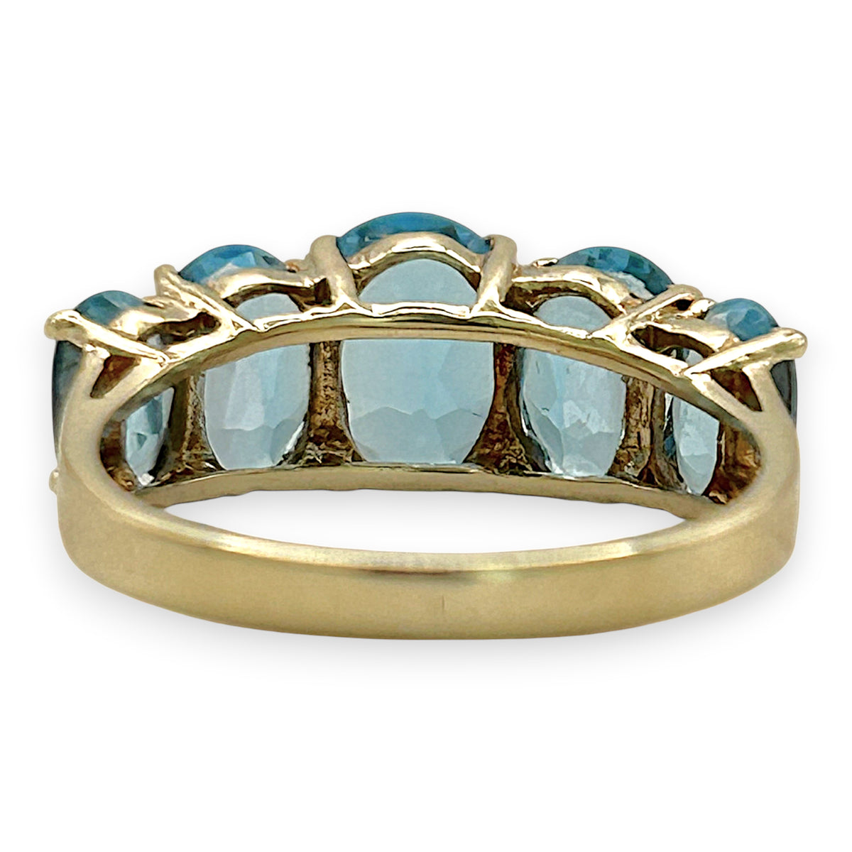 NZGD | 10ct Gold Topaz Symphony Ring Valuation $1,250