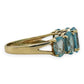 NZGD | 10ct Gold Topaz Symphony Ring Valuation $1,250