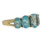 NZGD | 10ct Gold Topaz Symphony Ring Valuation $1,250