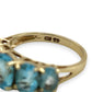 NZGD | 10ct Gold Topaz Symphony Ring Valuation $1,250