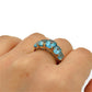 NZGD | 10ct Gold Topaz Symphony Ring Valuation $1,250
