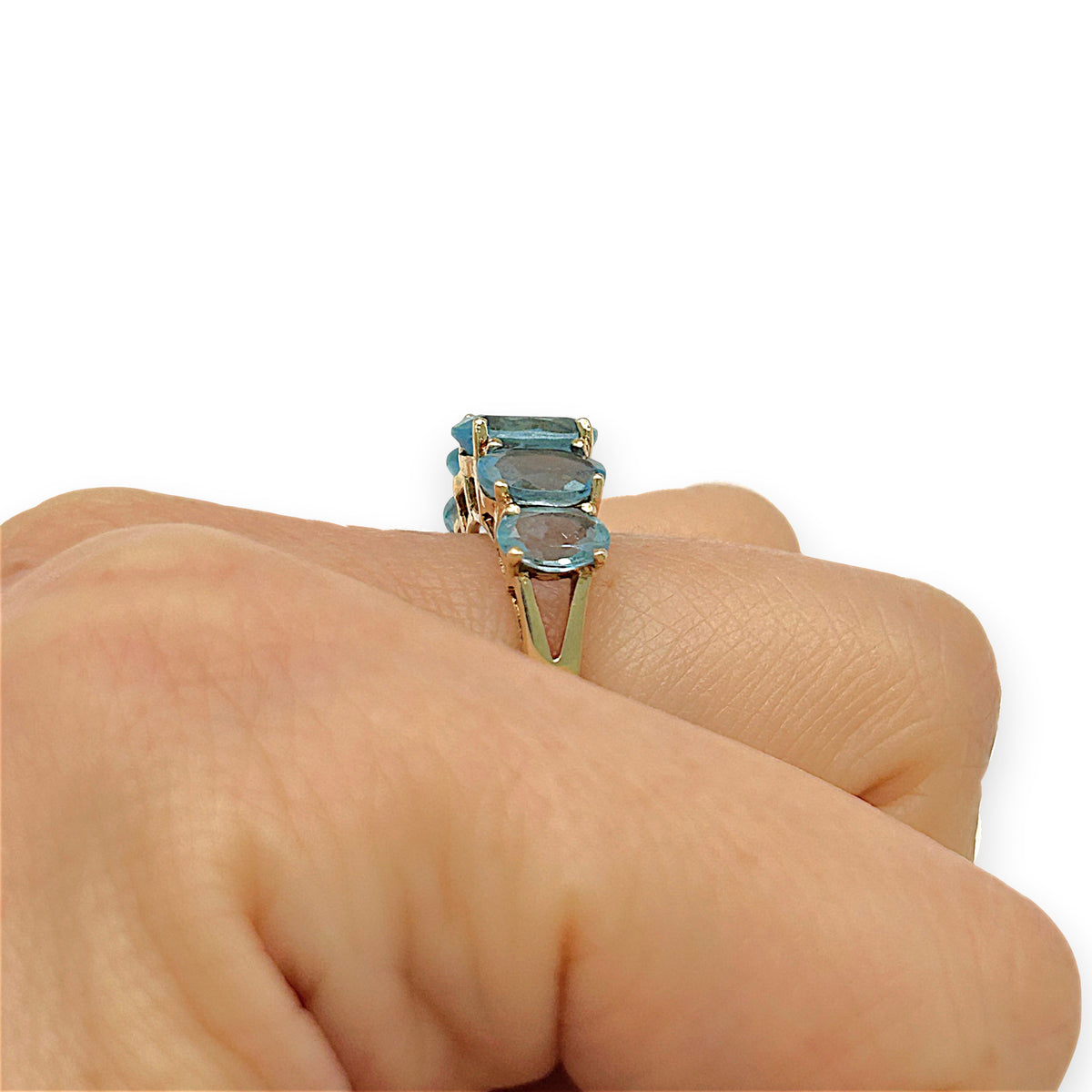 NZGD | 10ct Gold Topaz Symphony Ring Valuation $1,250