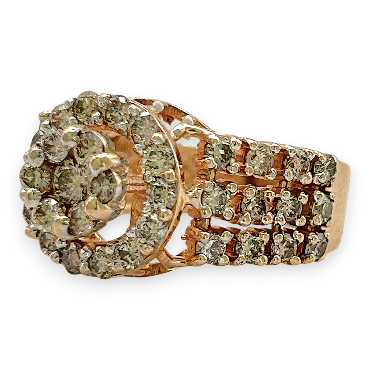 NZGD | 18ct Rose Gold Rosé Starfire Elegance Ring Valuation $7,000