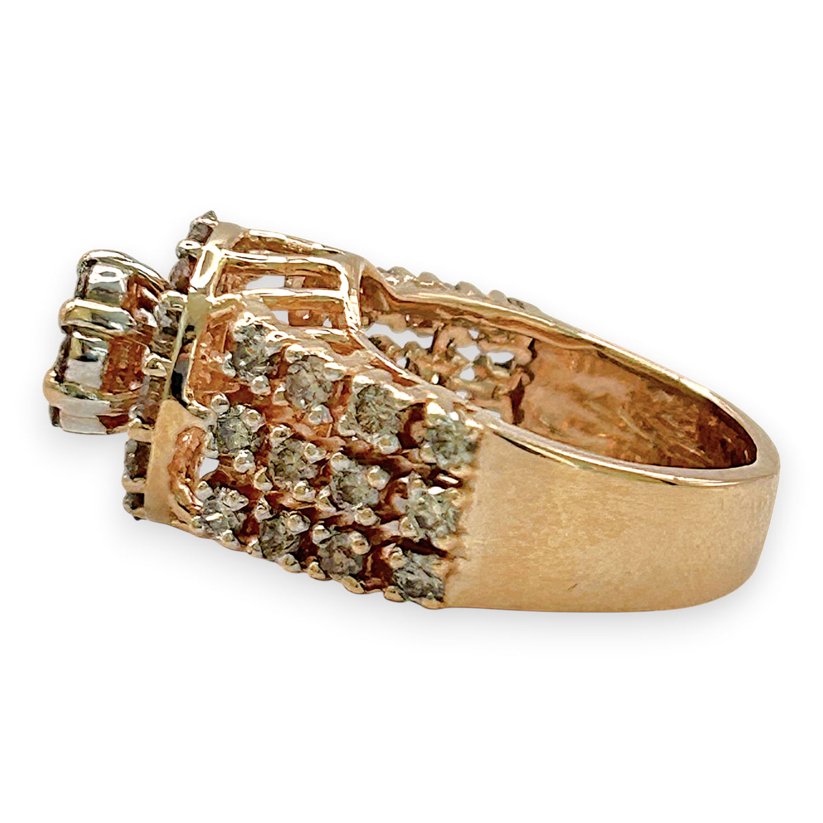 NZGD | 18ct Rose Gold Rosé Starfire Elegance Ring Valuation $7,000