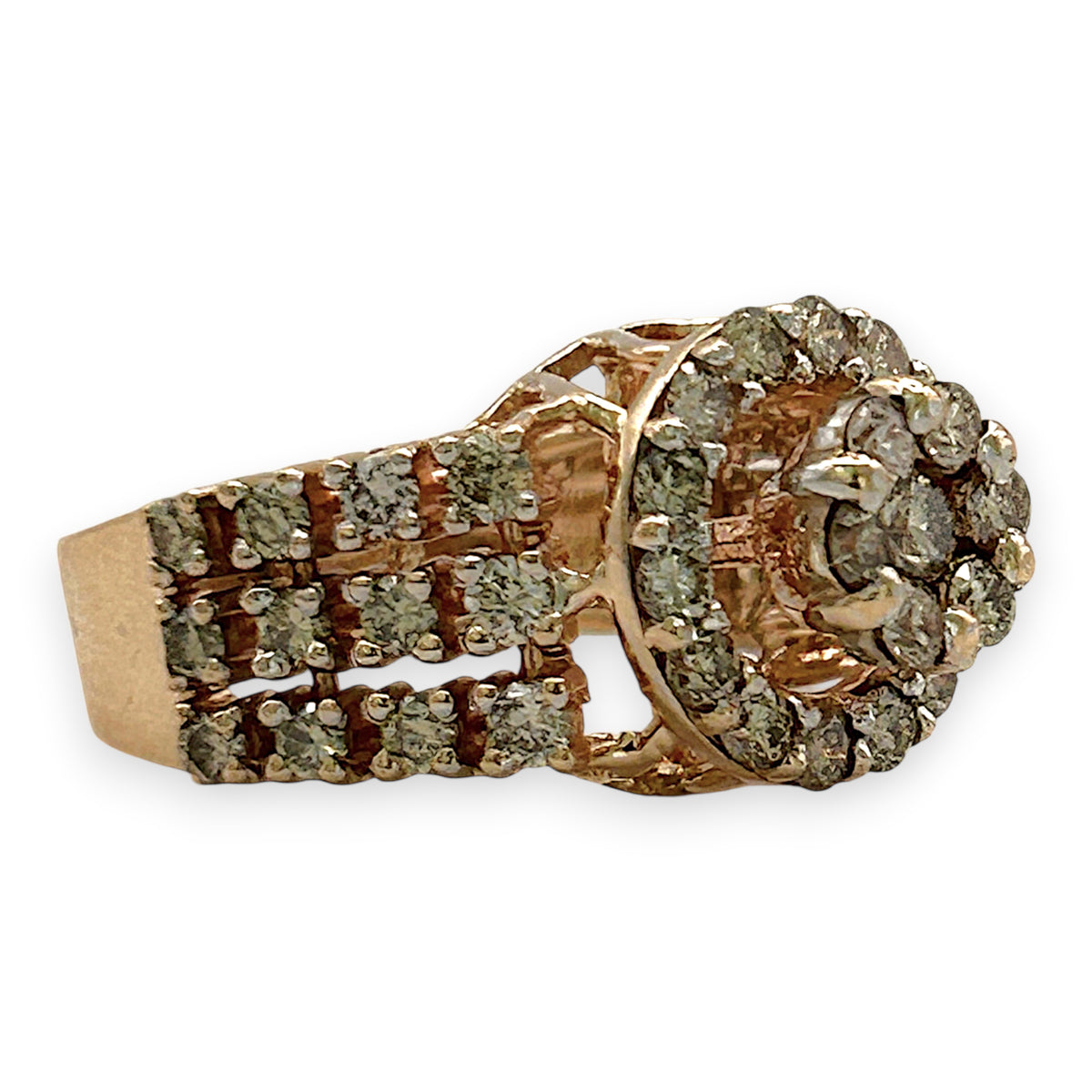 NZGD | 18ct Rose Gold Rosé Starfire Elegance Ring Valuation $7,000