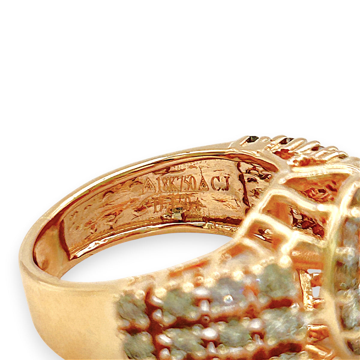 NZGD | 18ct Rose Gold Rosé Starfire Elegance Ring Valuation $7,000