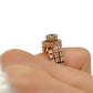 NZGD | 18ct Rose Gold Rosé Starfire Elegance Ring Valuation $7,000