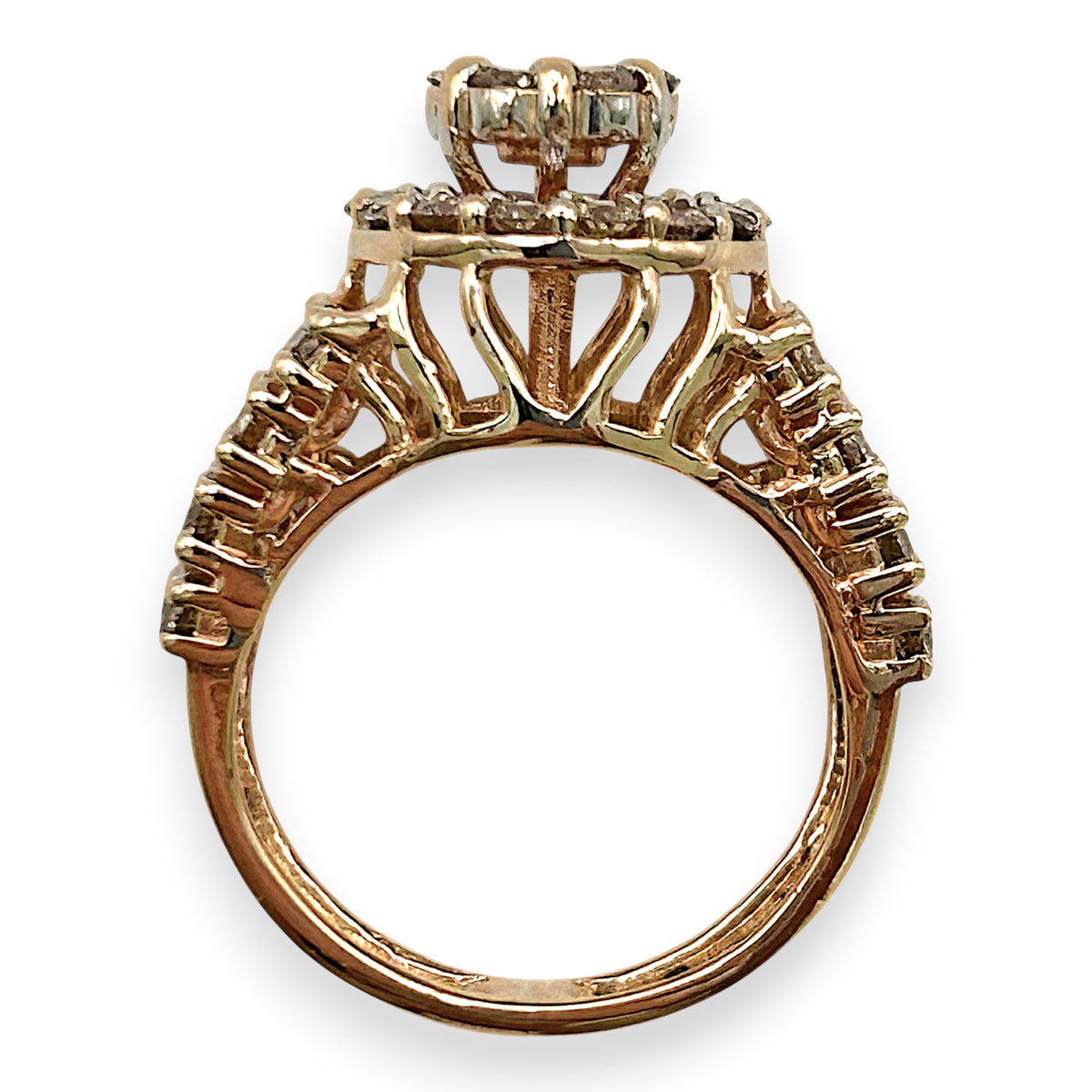 NZGD | 18ct Rose Gold Rosé Starfire Elegance Ring Valuation $7,000