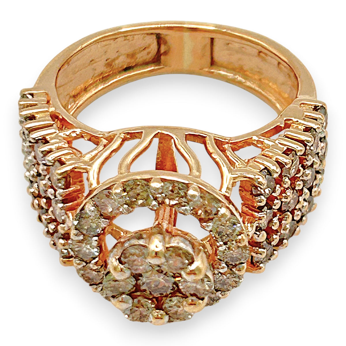 NZGD | 18ct Rose Gold Rosé Starfire Elegance Ring Valuation $7,000