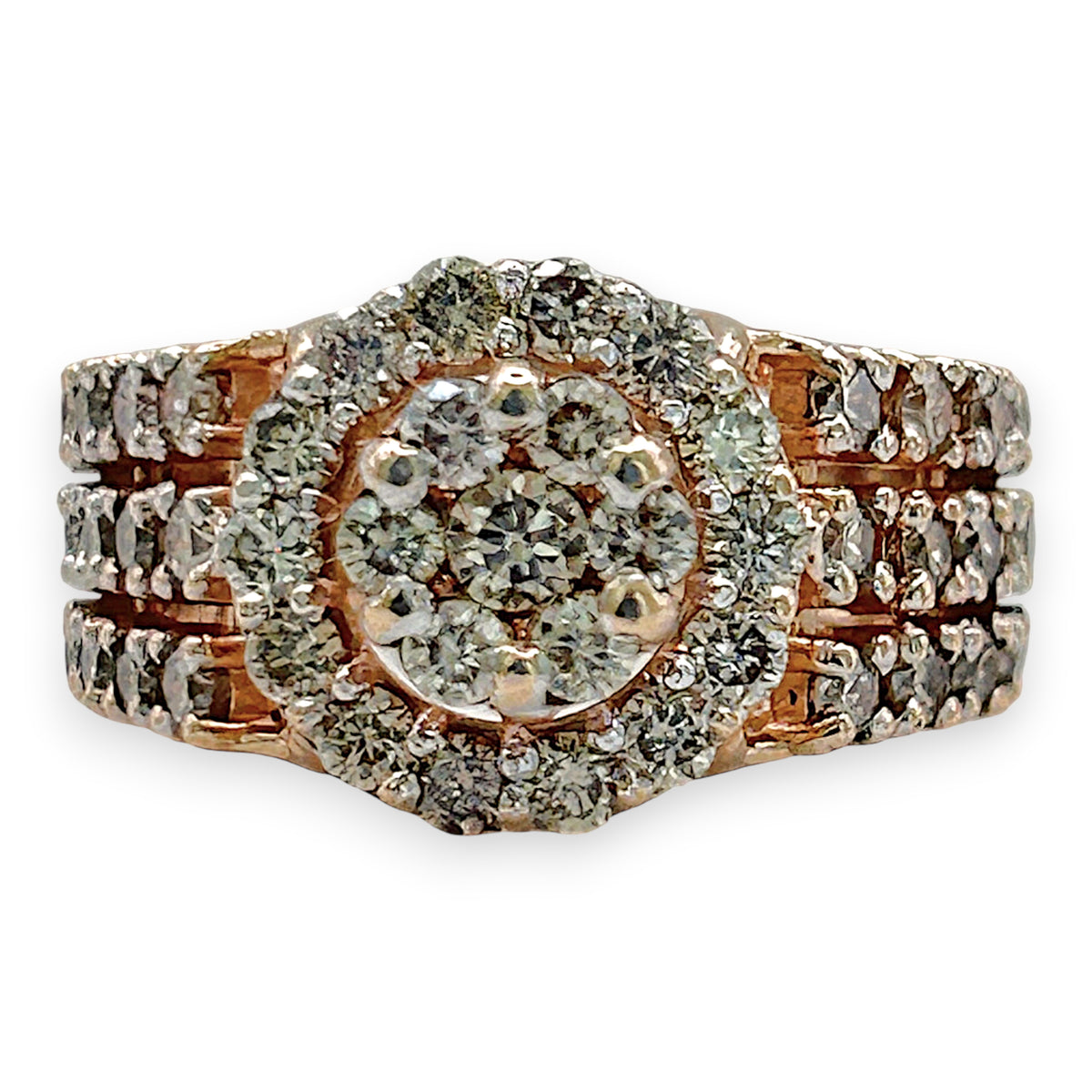 NZGD | 18ct Rose Gold Rosé Starfire Elegance Ring Valuation $7,000